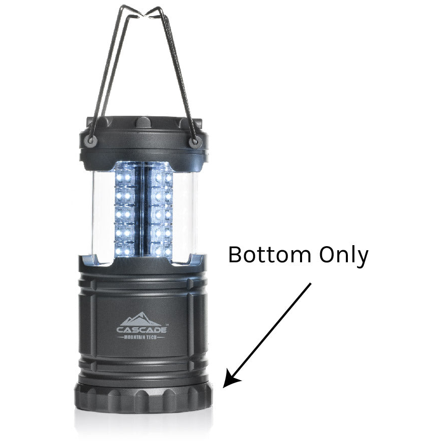Pop-Up LED Lantern, Grey - Replacement Bottom – Cascade Mountain Tech
