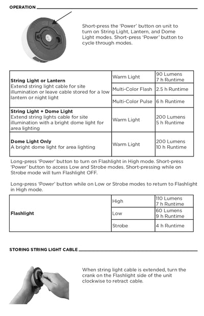 String Light - 2 Pack – Cascade Mountain Tech