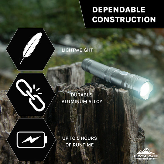 12 volt rechargeable flashlight walmart Rechargeable Aero Flashlight – Cascade Mountain Tech