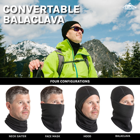 Merino Wool Balaclava – Cascade Mountain Tech