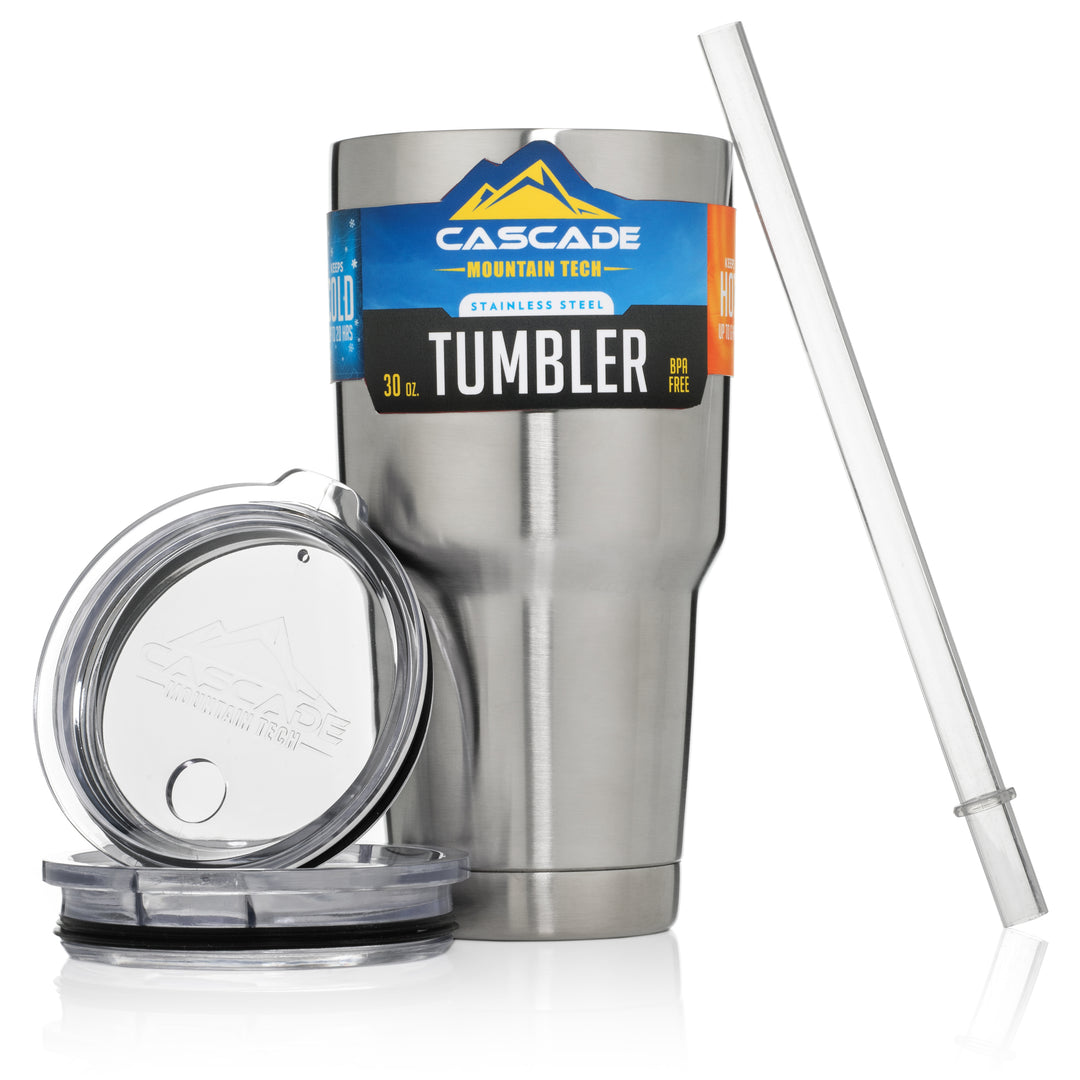 Stainless Steel Travel Tumbler – Cascade Mountain Tech