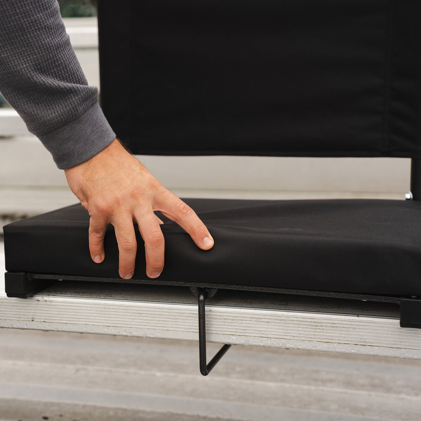 Padded Stadium Seat with Memory Foam