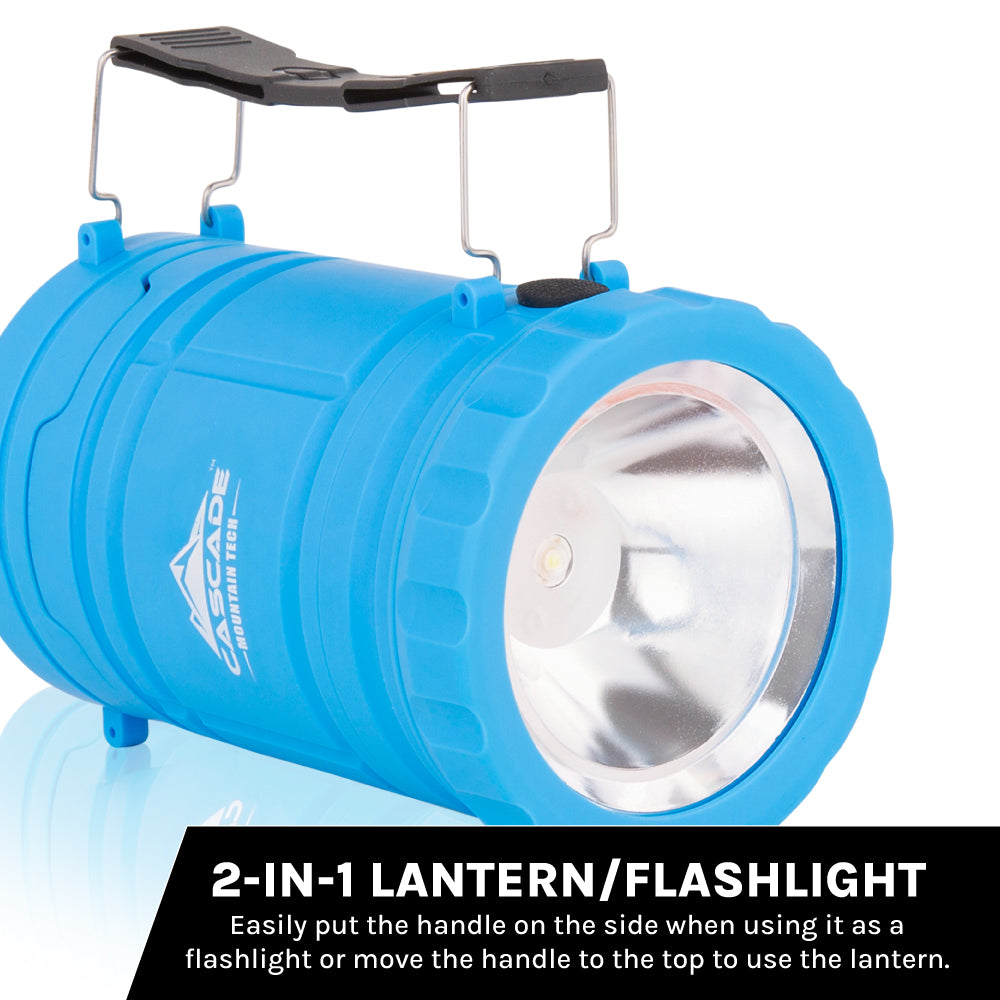 best rechargable lantern flashlight Pop-Up LED Flashlight/Lantern (2-Pack) – Cascade Mountain Tech