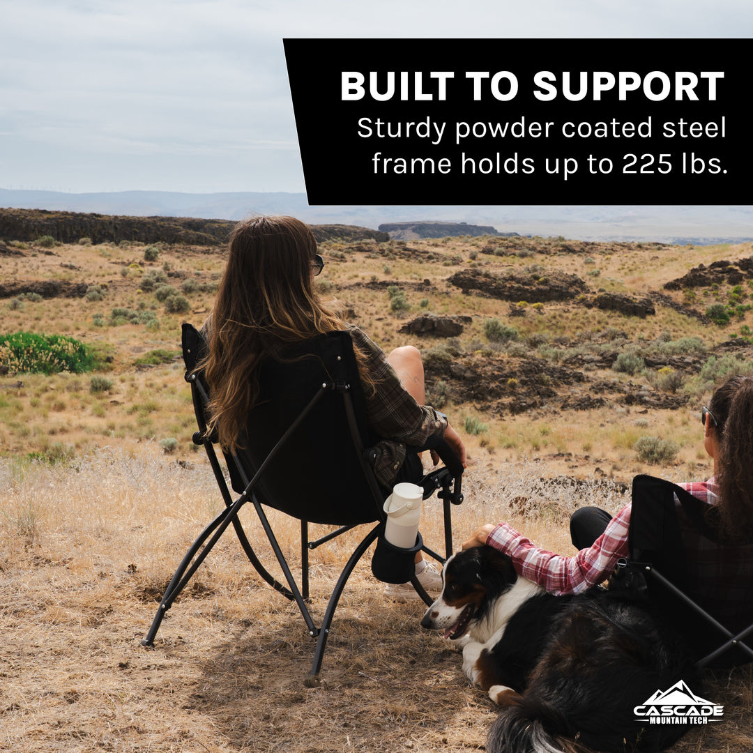 Heavy Duty LP Camp Chair – Cascade Mountain Tech