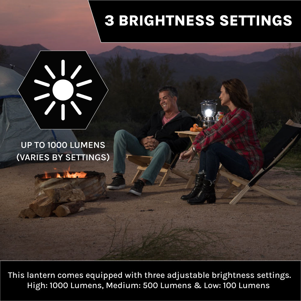Large LED Camping Lantern w/ Charging Port – Cascade Mountain Tech