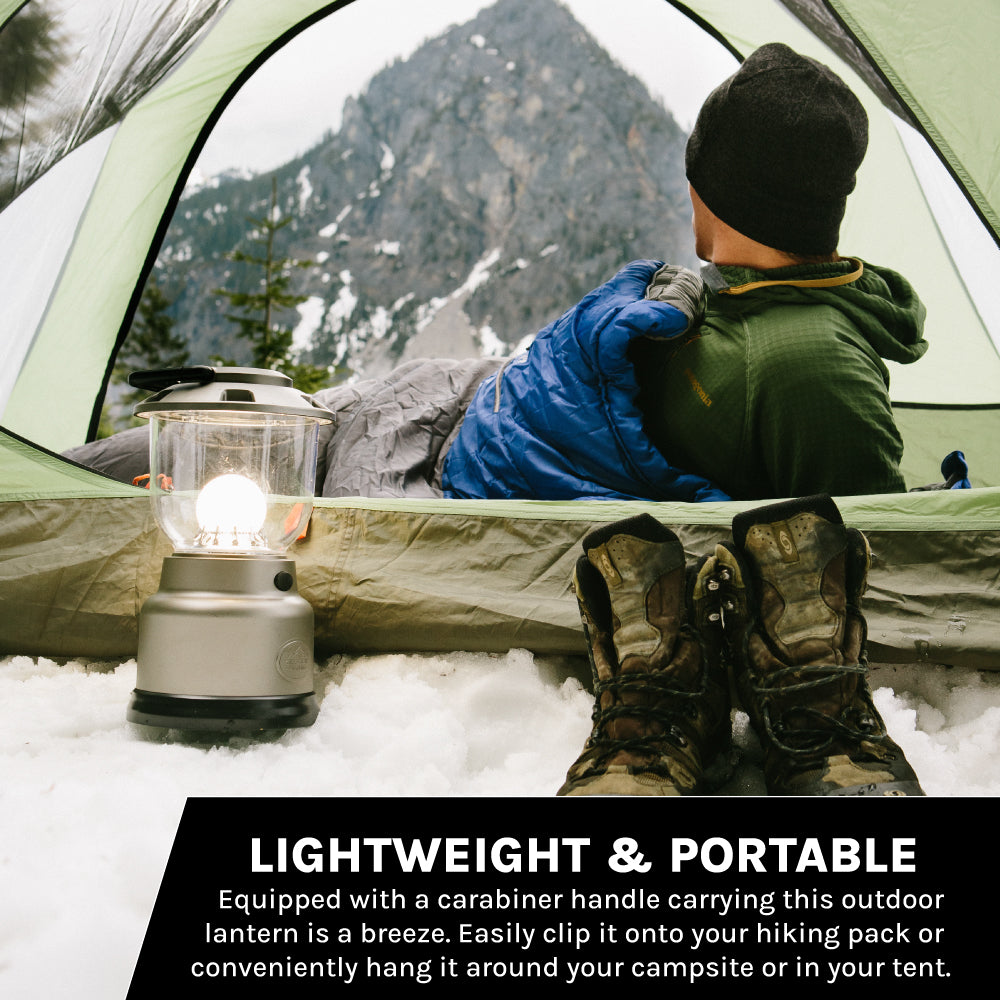 Large LED Camping Lantern w/ Charging Port – Cascade Mountain Tech