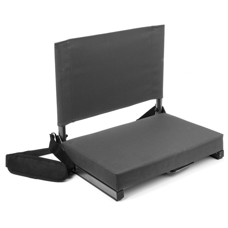 Stadium Seats With Back Support - Portable Folding Bleacher Chairs, 400lb Capacity, Set Of 2