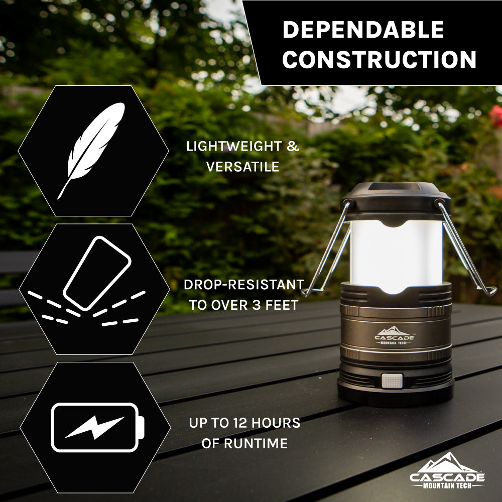 Multi-Mode LED Pop-Up Lantern (3-Pack) – Cascade Mountain Tech