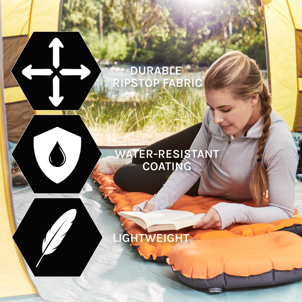 Insulated Sleeping pad with buy pillow and carrying case