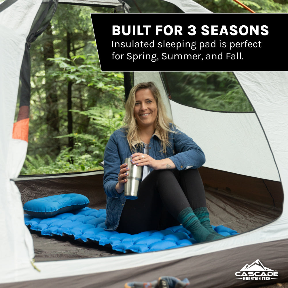 Insulated Sleeping Pad Set – Cascade Mountain Tech