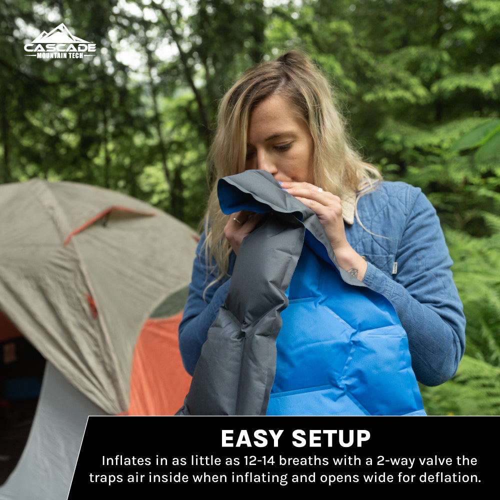 Insulated Sleeping Pad Set – Cascade Mountain Tech