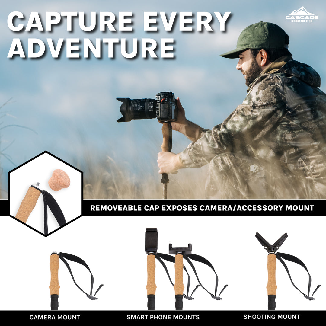 Carbon Fiber Quick Lock Monopod – Cascade Mountain Tech