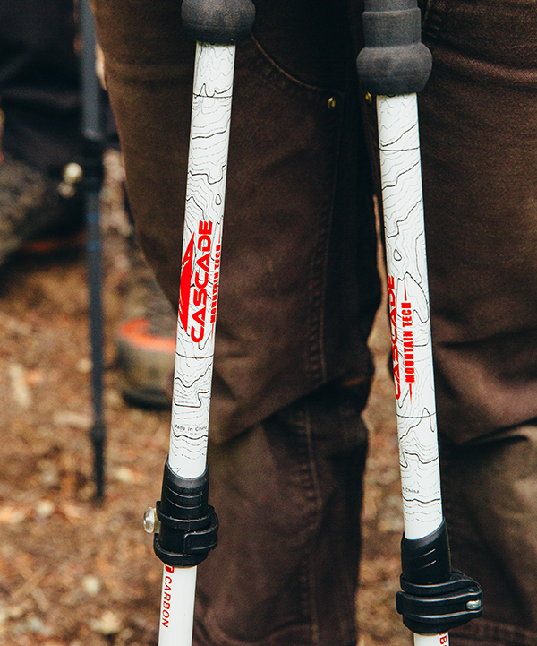 Carbon Fiber Quick Lock Cork Grip Hiking Trekking Pole | Cascade