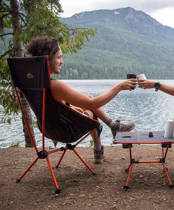 Ultralight High Back Camp Chair Cascade Mountain Tech