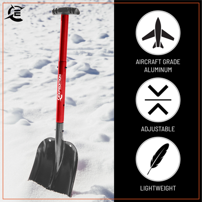 Expedition Emergency Snow Shovel - 3 Part