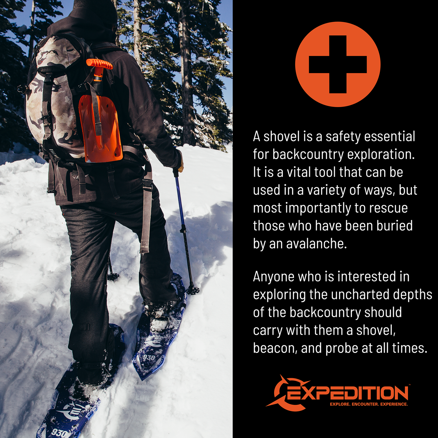 Expedition Emergency Snow Shovel - Collapsible