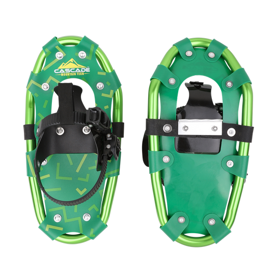 Gpeng 3-in-1 Xtreme Lightweight Terrain Snowshoes Set For Women Youth Kids Boys Girls, Light