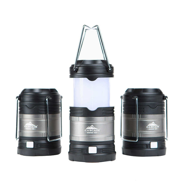 Portable Camping Hurricane LED Collapsible Lantern Light Lamp Bright 1000  Lumens