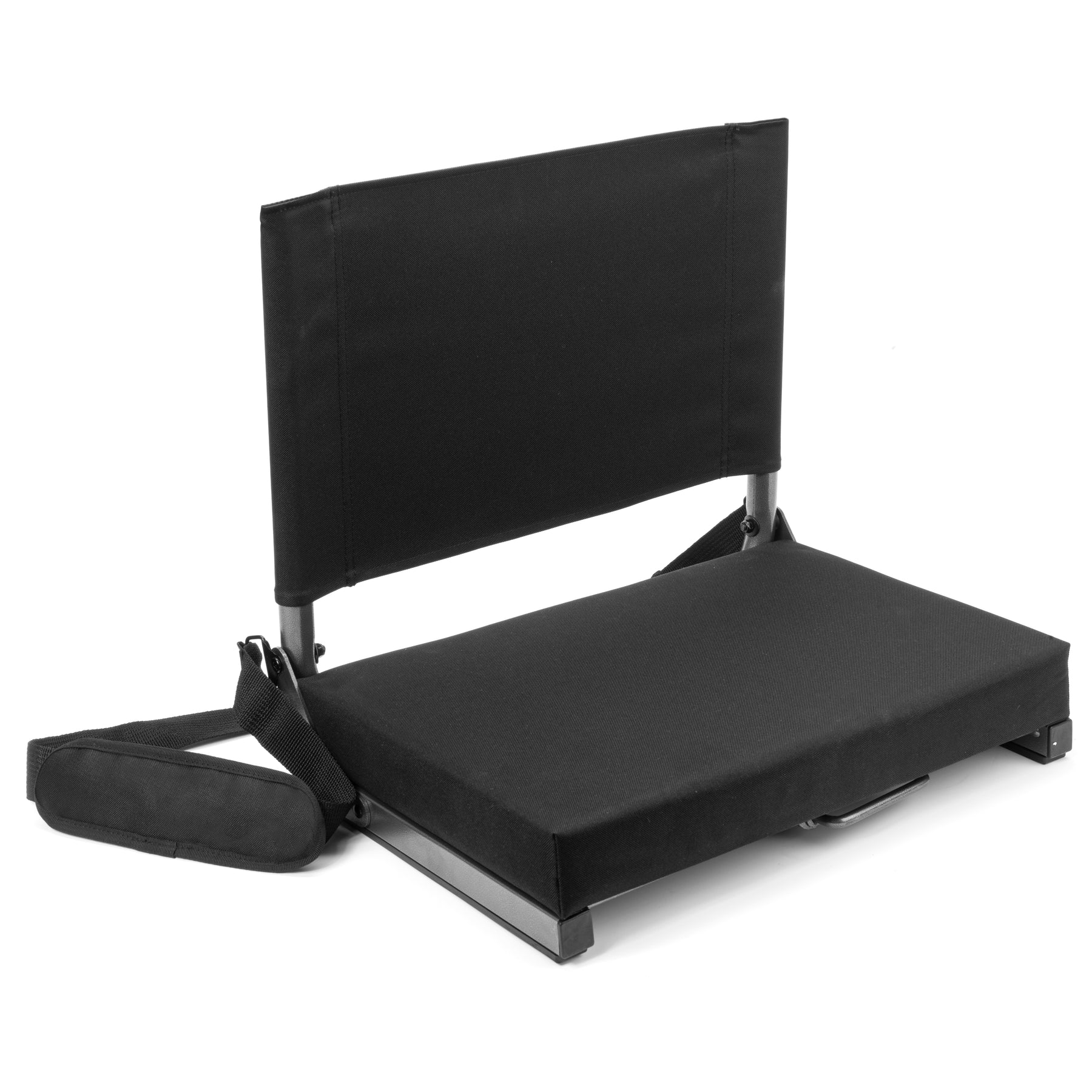 3 Colors Stadium Seat for Bleachers w/Back Cushion Portable Bleacher Chair