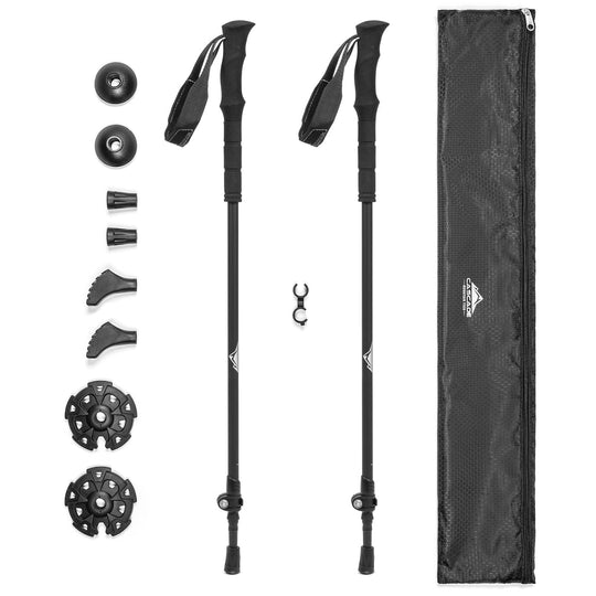 Ultralight Carbon Fiber Quick Lock Hiking Trekking Pole Cascade Mountain Tech